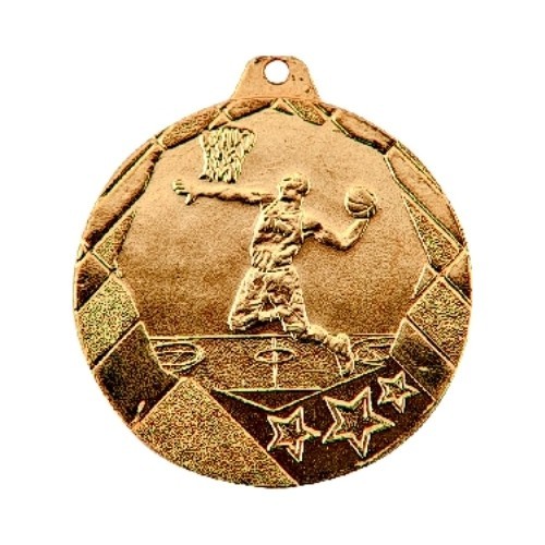 Medal OT2 Basketball - 50 mm - Gold