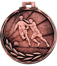 Football Medal E10 - 50 mm - Bronza