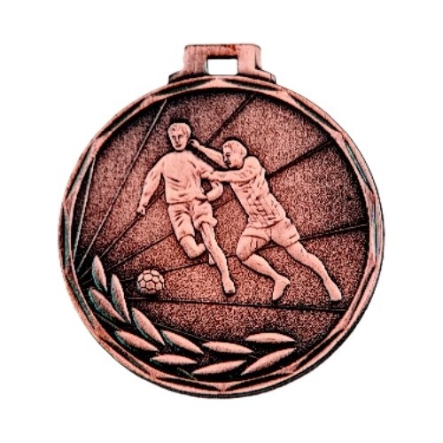 Football Medal E10 - 50 mm - Bronza