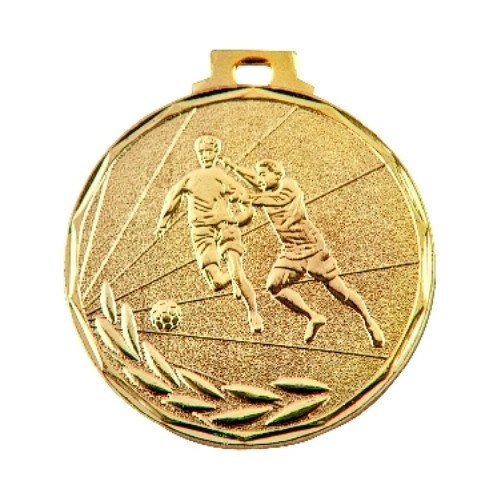 Futbola medaļa E10 - 50 mm - Zelts
