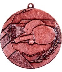 K9 Table Tennis Medal - 50 mm - Bronza