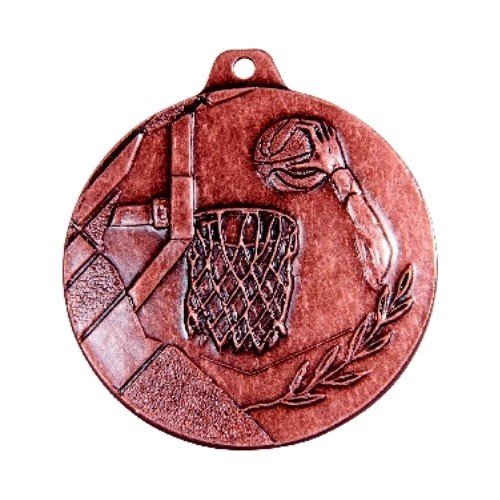 Medal K7 Basketball - 50 mm - Bronza