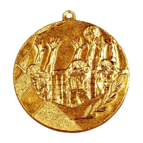 Volleyball Medal K6 - 50 mm - Gold