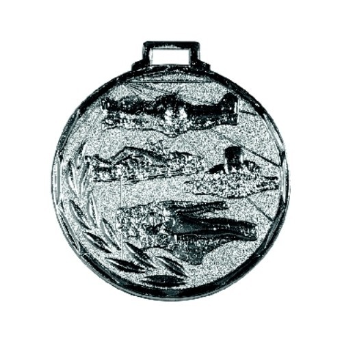 Medal E9 Swimming - 50 mm - Silver