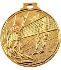 Medal E8 Volleyball - 50 mm - Gold