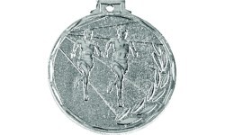 E6 Running Medal - 50 mm - Silver