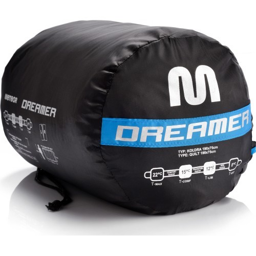 Guļammaiss Meteor Dreamer - Melns / zils - L