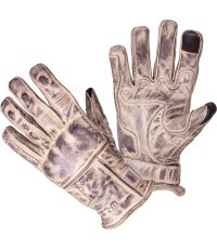 Motorcycle Gloves W-TEC Bresco - Beige/Cream