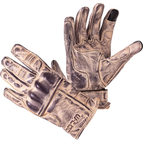 Motociklu cimdi W-TEC Bresco - Beige Romantic