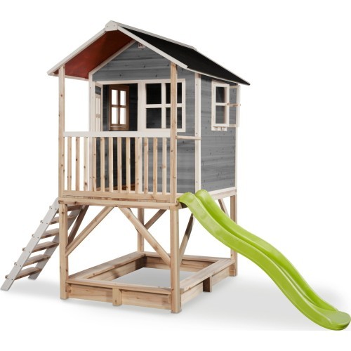 EXIT Loft 500 wooden playhouse - grey