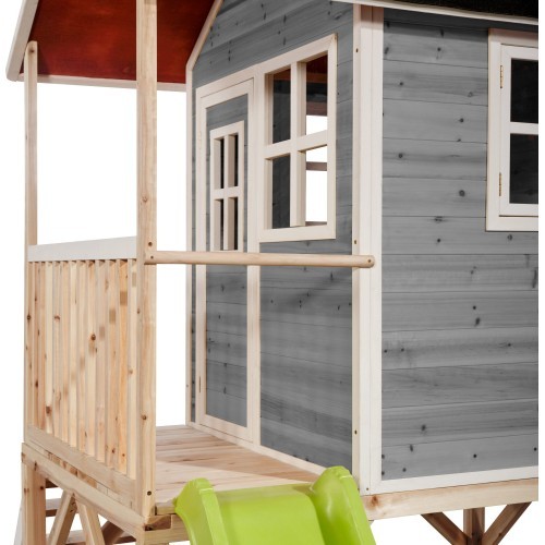 EXIT Loft 500 wooden playhouse - grey