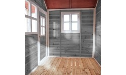 EXIT Loft 750 koka rotaļu mājiņa – pelēka