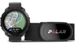 Polar Grit X2 Pro Sport viedpulkstenis - Melna - Ar H10 sirdsdarbības sensoru