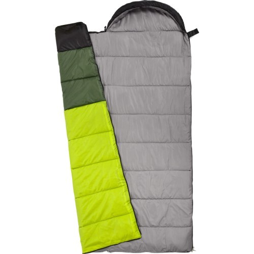 Śpiwór meteor bombay l - Black / Green