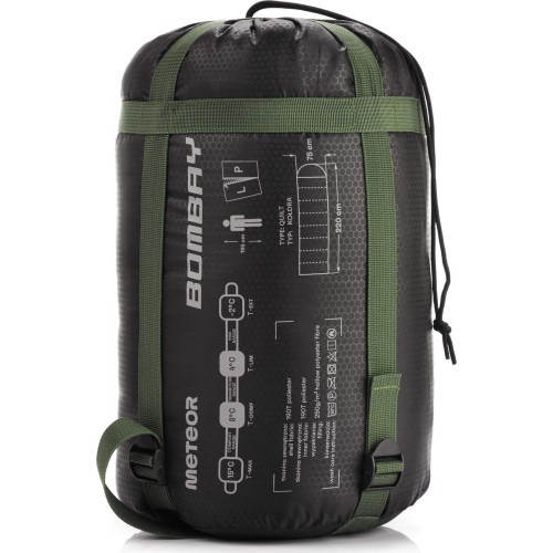 Спальный мешок Meteor Bombay L - Olive, black