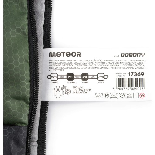 Спальный мешок Meteor Bombay L - Olive, black