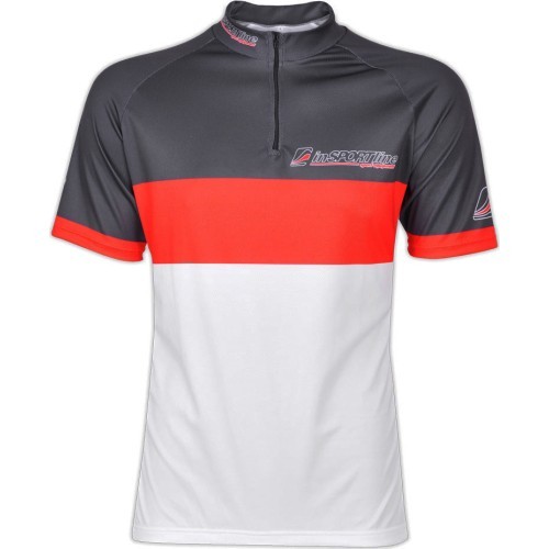 InSPORTline Pro Team velo krekliņš - Sarkans/balts/melns