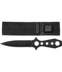 Metamais nazis Fox Outdoor 22,5 cm ar maksti, melns