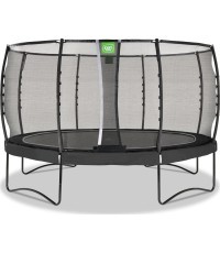 EXIT Allure Premium batuts ø427 cm ar drošības tīklu, melns