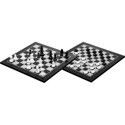 Chess and Checkers Set Philos 40x40cm