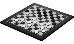 Chess and Checkers Set Philos 40x40cm