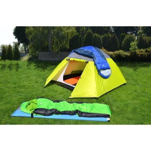 Divslāņu telts Cattara Trent, 210x110x210 cm, 3 personām