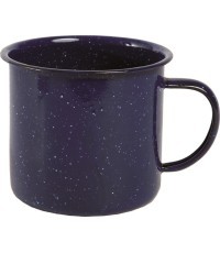 Emaljēta krūze, zila, 680 ml