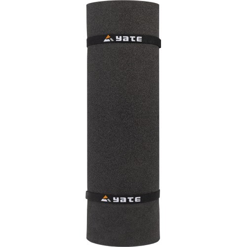 Paklājs Yate Comfort Wide, 14 mm, ar gumijām – melns