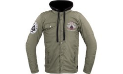 Men’s Aramid Fiber-Reinforced Jacket W-TEC Black Heart Hat Skull - Hat Skull