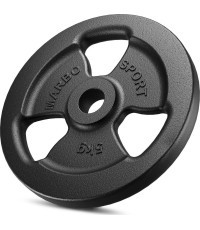 Чугунная гиря 5 кг MW-O5-kier - Marbo Sport