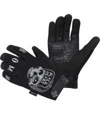 Motorcycle Gloves W-TEC Black Heart Garage Built - Black