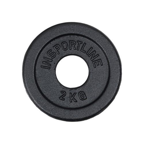 Čuguna olimpisko svaru paliktņu komplekts inSPORTline Castblack 2 - 20 kg