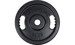 Cast Iron Olympic Weight Plate Set inSPORTline Castblack 2 – 20 kg
