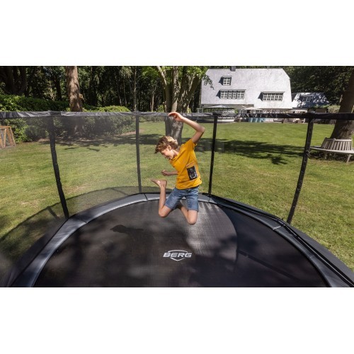 BERG Champion InGround 430 Grey + Safety Net Deluxe