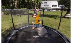 BERG Champion InGround 430 Grey + Safety Net Deluxe