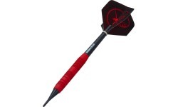 Šautriņas Unicorn Core Plus Rubberized Brass Red, 3 gab.