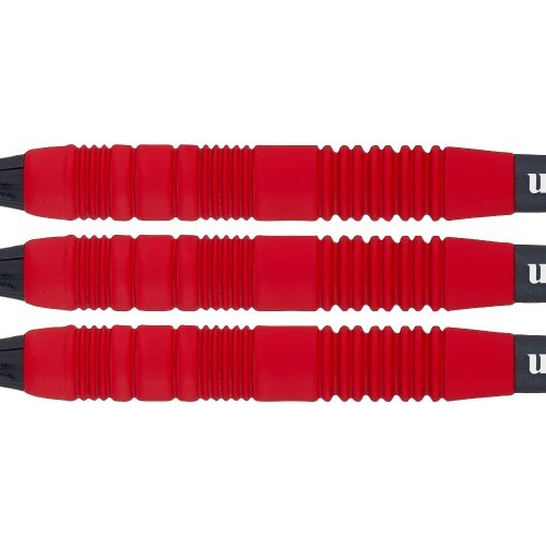 Šautriņas Unicorn Core Plus Rubberized Brass Red, 3 gab.