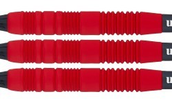 Šautriņas Unicorn Core Plus Rubberized Brass Red, 3 gab.