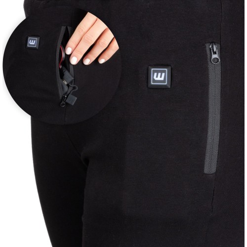 Women’s Heated Pants W-TEC Insupants Lady - Black