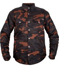 Motorcycle Shirt BOS Lumberjack - Dark Camo