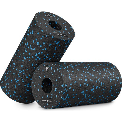Masāžas veltnis EPP 30 cm, melns/zils – Marbo Sport