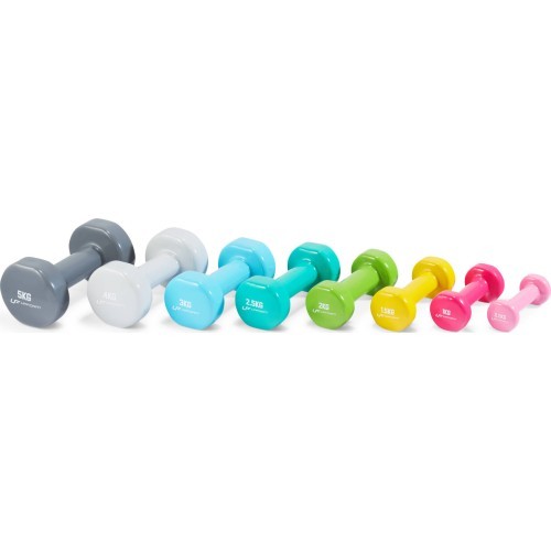 Vinila hantele 2 kg, zaļa - UpForm