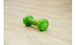Vinila hantele 2 kg, zaļa - UpForm