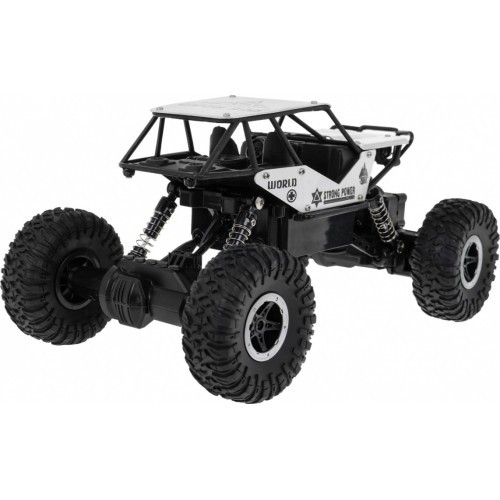 Tālvadības Crawler R/C Monster 1:18 sudraba