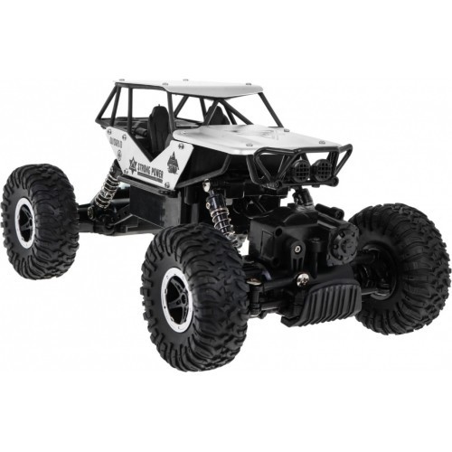 Tālvadības Crawler R/C Monster 1:18 sudraba