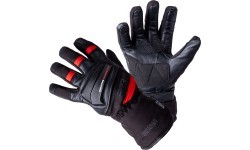 Apsildāmi motociklista/velosipēdista cimdi W-TEC HEATamo - Melns/sarkans