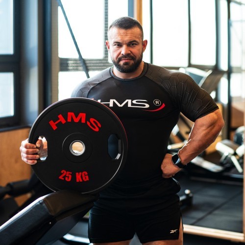 Gumijoti olimpiskie svaru diski TOG HMS - 2x25kg - TOG RUBBERIZING OLYMPIC PLATES HMS