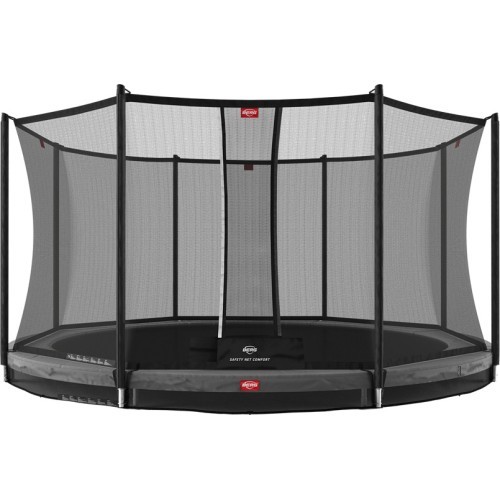 Батут BERG Favorit InGround 330 серый с защитной сеткой Comfort