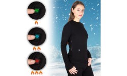 Women’s Heated T-Shirt W-TEC Insulong Lady - Black