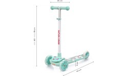 Трёхколёсный самокат Meteor Funny - Мятный